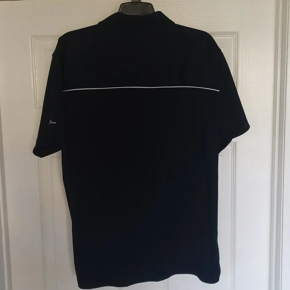 Black men's Beach crew shirt Medium - Picture 4 of 4